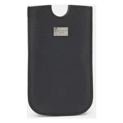 Dolce & Gabbana Black Leather SIII Smartphone Case