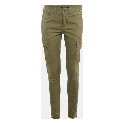 Polo Ralph Lauren Khaki Green Cotton Cargo Pants