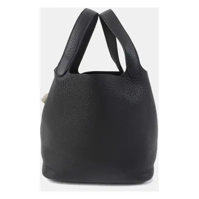 Hermes Black Picotin Lock Mm Handbag