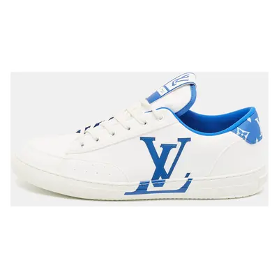 Louis Vuitton White Faux Leather Charlie Sneakers Size