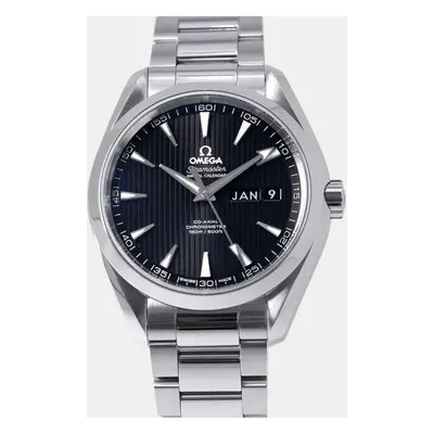 Omega Black Stainless Steel Seamaster Aqua Terra 231.10.43.22.01.002 Automatic Men's Wristwatch 