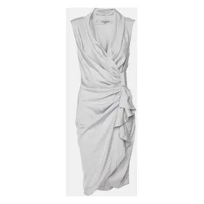 All Saints Grey Satin Cancity Dress