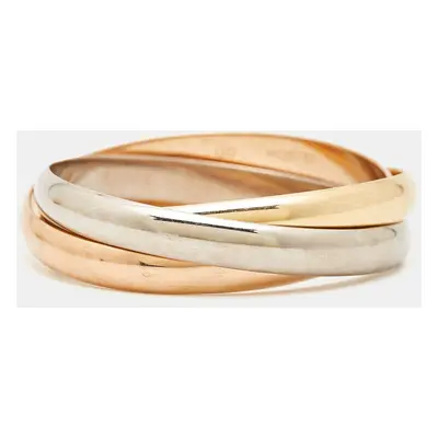 Cartier Trinity 18k Three Tone Gold Bangle Bracelet GD