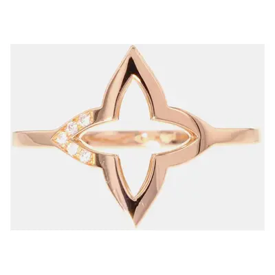 Louis Vuitton 18K Pink Gold Ombre Blossom Ring EU