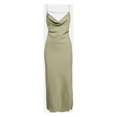 Jacquemus Green Viscose Sleeveless Lánnee Maxi Dress