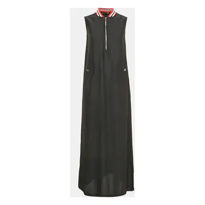 Love Moschino Black Crepe Sleeveless Midi Dress