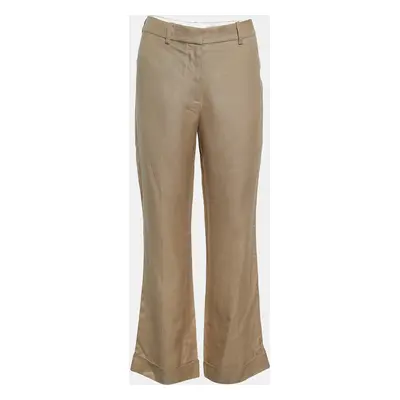 Stella McCartney Beige Cuffed Hem Trousers