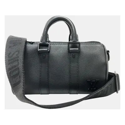 Louis Vuitton Black Aerogram Mini Duffle Bag