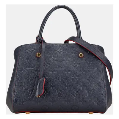 Louis Vuitton Navy Blue Monogram Empreinte Montaigne BB