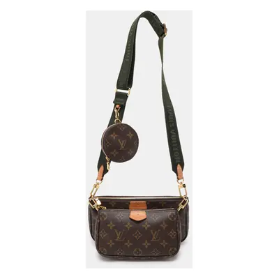 Louis Vuitton Green Monogram Canvas Multi Pochette Accessories Bag