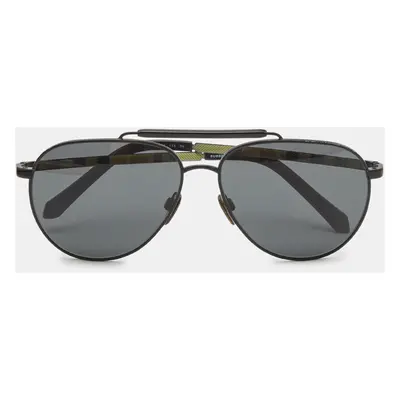 Burberry Black B Aviator Sunglasses