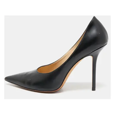 Jimmy Choo Black Leather Love Pumps Size 39.5