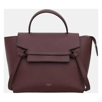 Celine Leather Micro Belt Bag