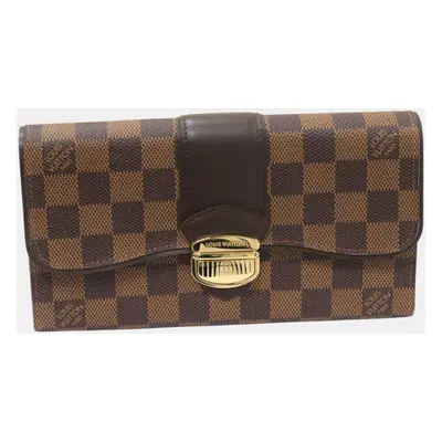 Louis Vuitton Canvas Damier Long Wallet