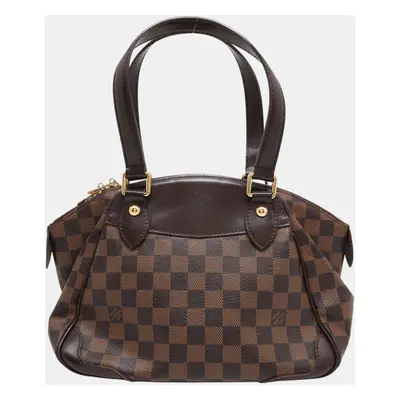 Louis Vuitton Red Damier Ebene Canvas Verona bag Size Pm