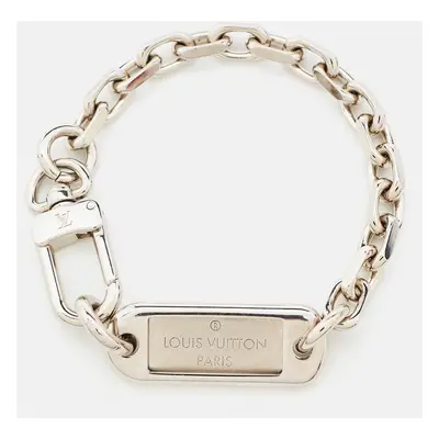 Louis Vuitton Silver Tone Chain Bracelet