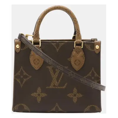 Louis Vuitton Monogram Reverse On The Go Bb Handbag