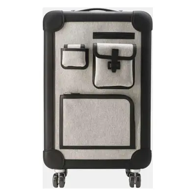 Hermes Black Toile Taurillon II Cabin Cargo Rolling Mobility Suitcase