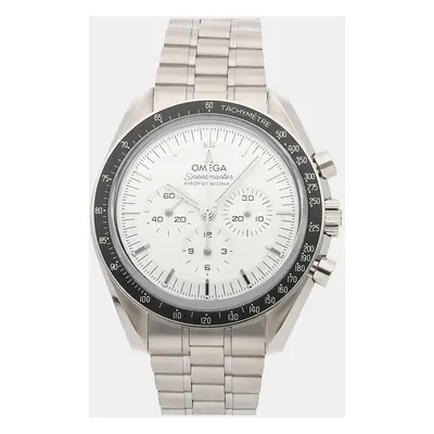 Omega Silver 18k White Gold Speedmaster 310.60.42.50.02.001 Manual Winding Men's Wristwatch mm