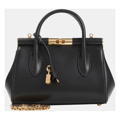 Dolce & Gabbana Nero Calf Leather Handbag