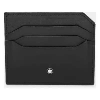 Montblanc Black Leather Meisterstuck Card Holder