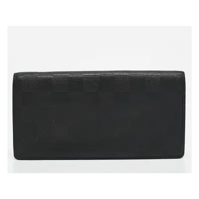 Louis Vuitton Black Damier Infini Leather Brazza Wallet