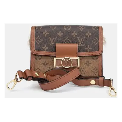 Louis Vuitton Brown Coated Canvas Mini Dauphin Bag