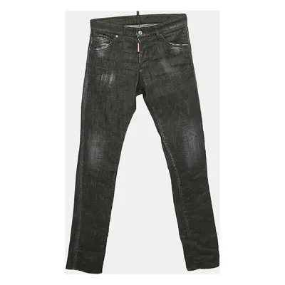 Dsquared2 Black Faded Denim Cool Guy Jeans Waist 31"