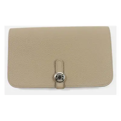 Hermes Beige Dogon Gm Togo Purse