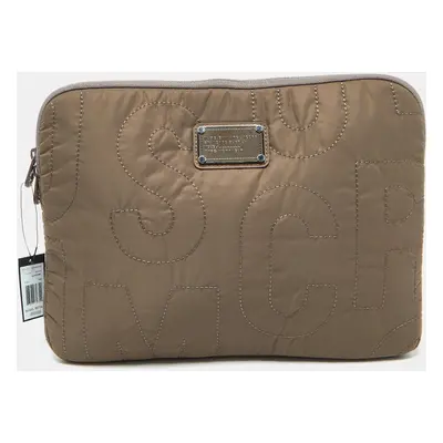 Marc By Marc Jacobs Quartz Grey Nylon Pretty 13'' Laptop Case