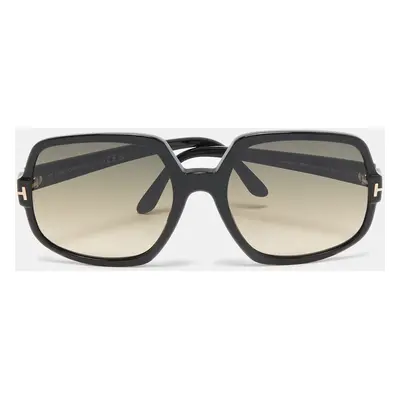 Tom Ford Black Gradient TF Delphine-02 Oversized Sunglasses