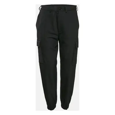 Moncler Black Gabardine Cargo Pants