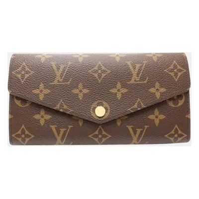 Louis Vuitton Brown Canvas Monogram Sarah Wallet