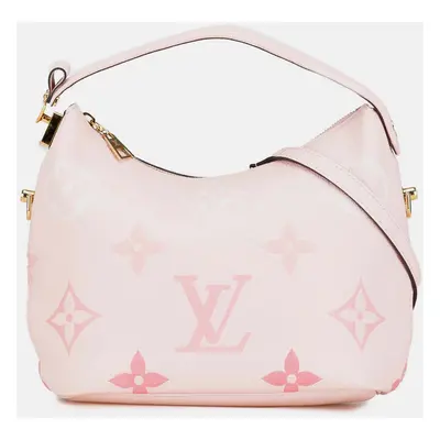 Louis Vuitton Pink Leather Monogram Giant Empreinte By The Pool Marshmallow PM