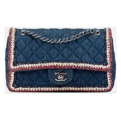 Chanel Medium Denim Braided Flap