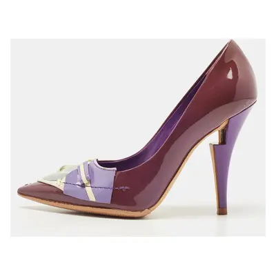 Louis Vuitton Purple Patent Leather Riviera Pumps Size