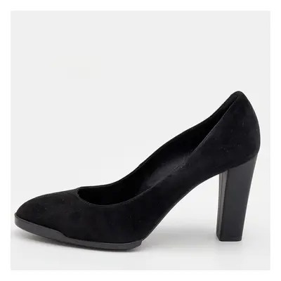 Tod's Black Suede Pumps Size