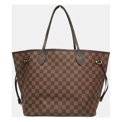 Louis Vuitton Ebene Damier Neverfull MM Tote Bag