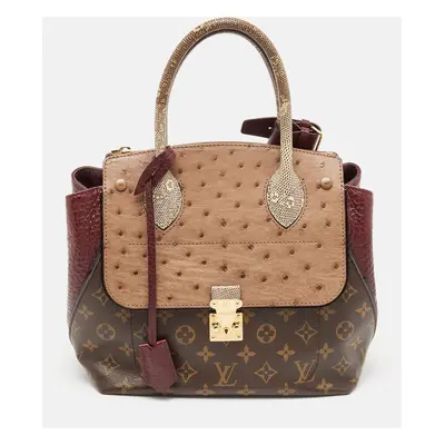 Louis Vuitton Burgundy Exotique Monogram Limited Edition Majestueux PM Bag