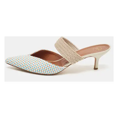 Malone Souliers Multicolor Woven Raffia Maisie Mules Size