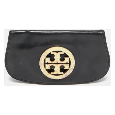 Tory Burch Black Leather Britten Crossbody Bag