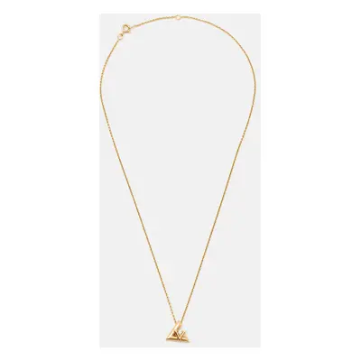 Louis Vuitton LV Volt Diamond 18k Yellow Gold Necklace