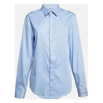 Zadig & Voltaire Blue Cotton Sydney Pop Eco Shirt