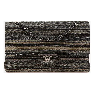 Chanel Medium Classic Tweed Double Flap