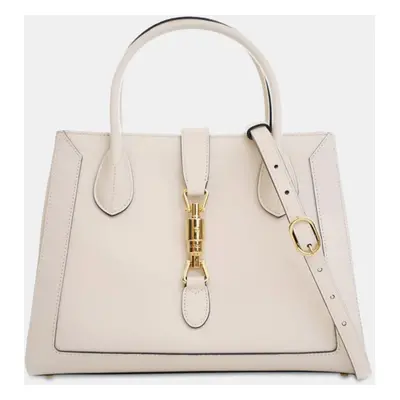 Gucci White Calf Leather Medium Jackie Satchel Bag