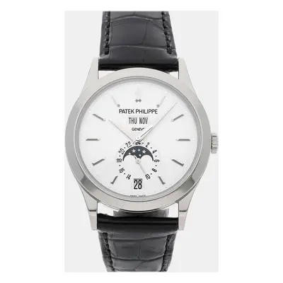 Patek Philippe Silver 18k White Gold Complications 5396G-011 Automatic Men's Wristwatch mm