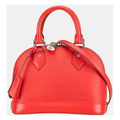 Louis Vuitton Red Epi Alma BB