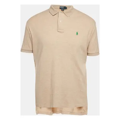 Polo Ralph Lauren Beige Jersey Polo T-Shirt