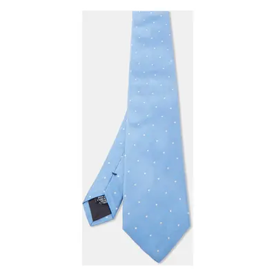 Boss By Hugo Boss Blue Dotted Silk Tie