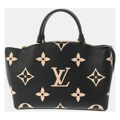 Louis Vuitton Black/Beige Leather Monogram Empreinte Petit Palais Pm Handbag